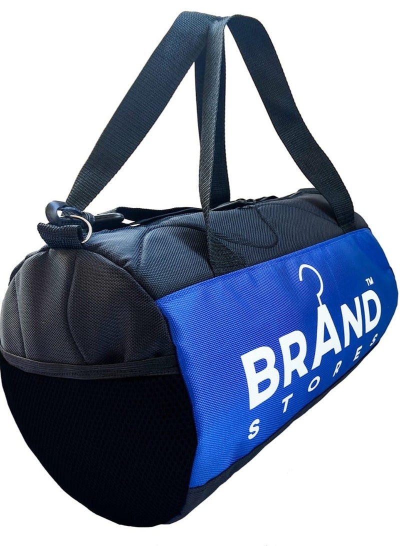 Brand Stores Canvas Gym Bag-Brand Stores - Navy & Black - Image 2